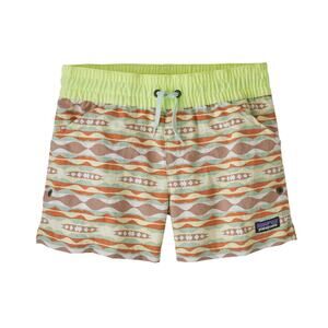 NWOT Patagonia Costa Rica Coast Highway Baggies Swim Shorts Tea Green Kid Medium